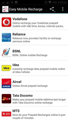 Easy Mobile Recharge India android App screenshot 10