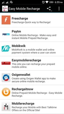 Easy Mobile Recharge India android App screenshot 11